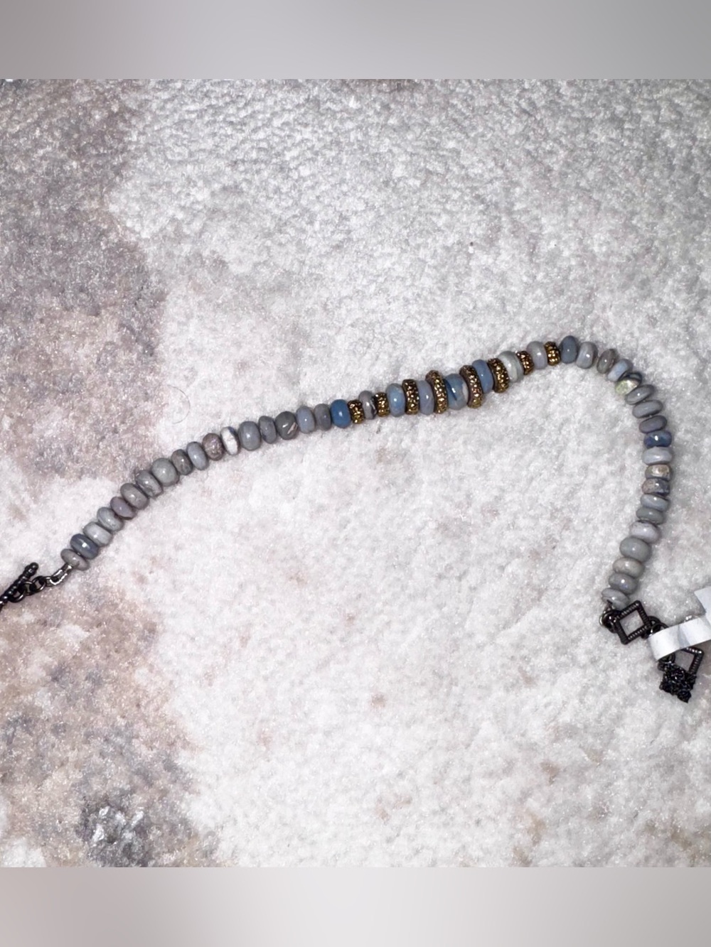 NWT!!! Armenta Old World Boulder Opal 18K Gold & Sterling Silver Bracelet